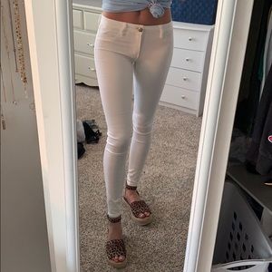 White super super stretch American Eagle jeans